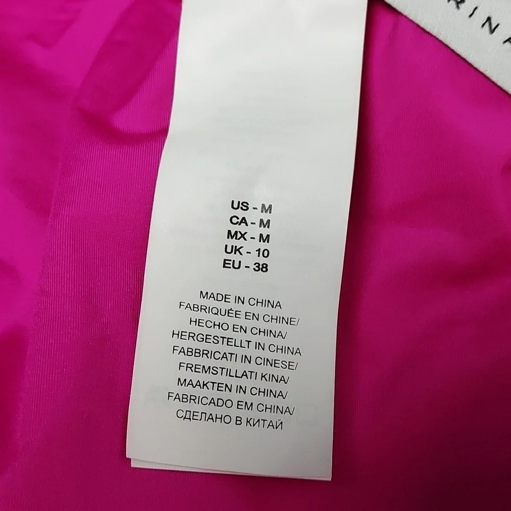 NEW Trina Turk Bijou Long sleeve Swimsuit in Orchid Size Medium